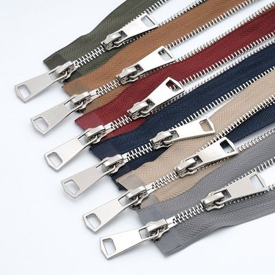 2 Way Open End Normale Tanden Metalen ZippersVoor Lederen Jacket
