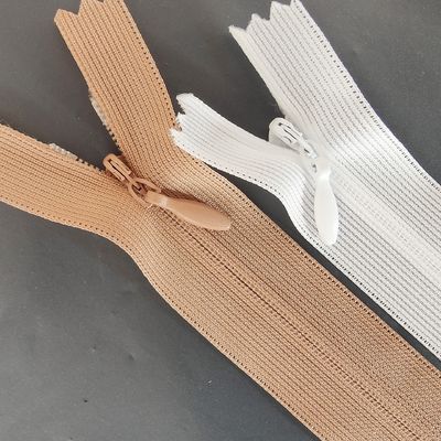 Kleurrijke omkeerbare onzichtbare rits 3# verborgen rits close-end voor jurken