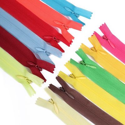 Nylon kant onzichtbaar rits kleurrijke plek gooi kussen kussen plastic rits