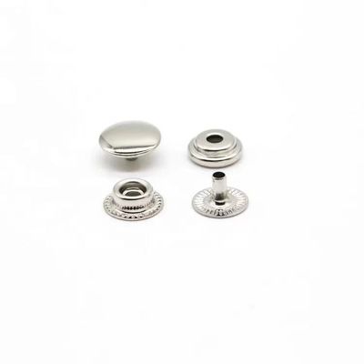 Zinklegering Messing Metalen Press Stud Button Prong Snap Fastener Button Voor Kledingstuk