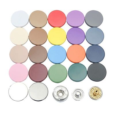 Decoratieve accessoires Ronde pers Zinklegering Custom Metal Snap Knoppen Voor Kleding