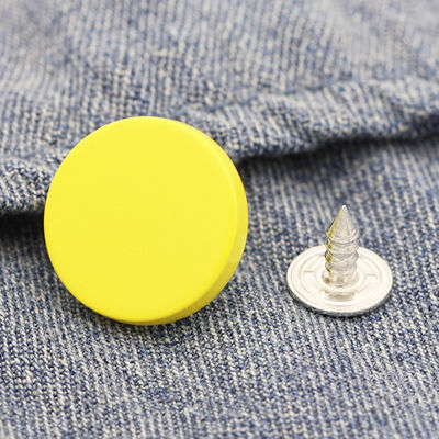 Fancy zink legering ronde naaiknop Metalen messing knoppen voor kleding Decoratieve