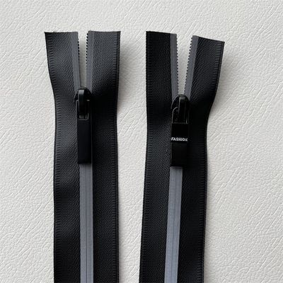 TPU/PU waterdichte rits, waterdichte rits met reflecterende streep aan twee zijden voor buiten, jassen, kleding