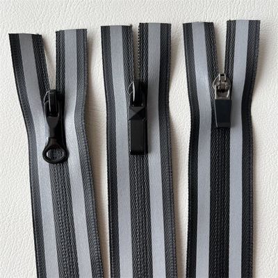 TPU/PU waterdichte rits, waterdichte rits met reflecterende streep aan twee zijden voor buiten, jassen, kleding