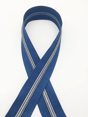 5# Nylon Zipper Goud Kleurrijke Elektroplatering Tanden Goud En Zilver Uien Zipper Nylon zippers te koop