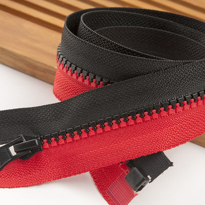 Custom Size Logo 5# Hars Zipper Plastic Gevormd Zipper Derlin Zipper