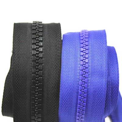 Plastic Zipper Custom 3# 5# Open End Double Open End Close End Long Chain Groothandel Fabriek Plastic Zippers