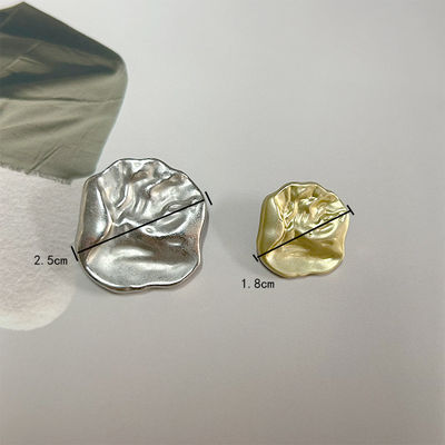 9MM Designer Zilveren Gouden Naaijas Perlen Luxe Winter Strass Metalen Knoppen Voor Kleding