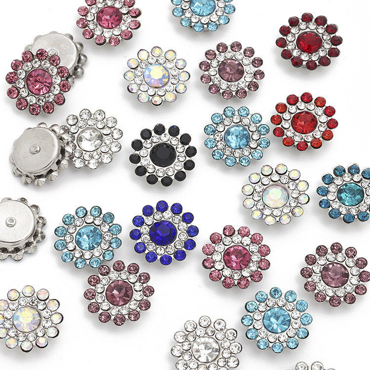 Accessoire China Groothandel Rhinestone Pearl Diamond Crystal Metal Button Voor Kleding Haar Bow Center