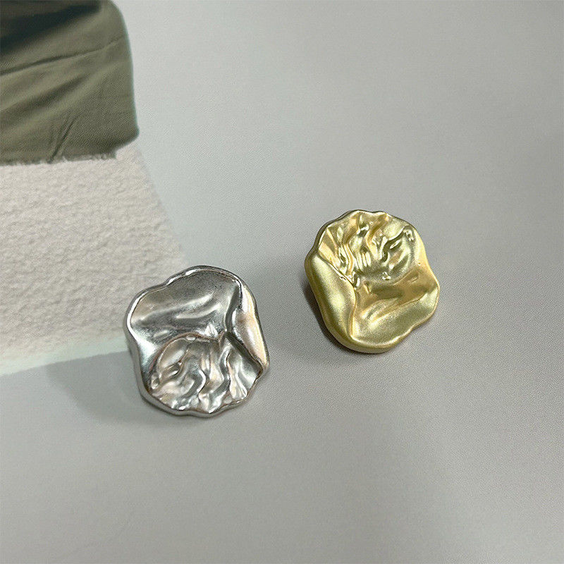 9MM Designer Zilveren Gouden Naaijas Perlen Luxe Winter Strass Metalen Knoppen Voor Kleding